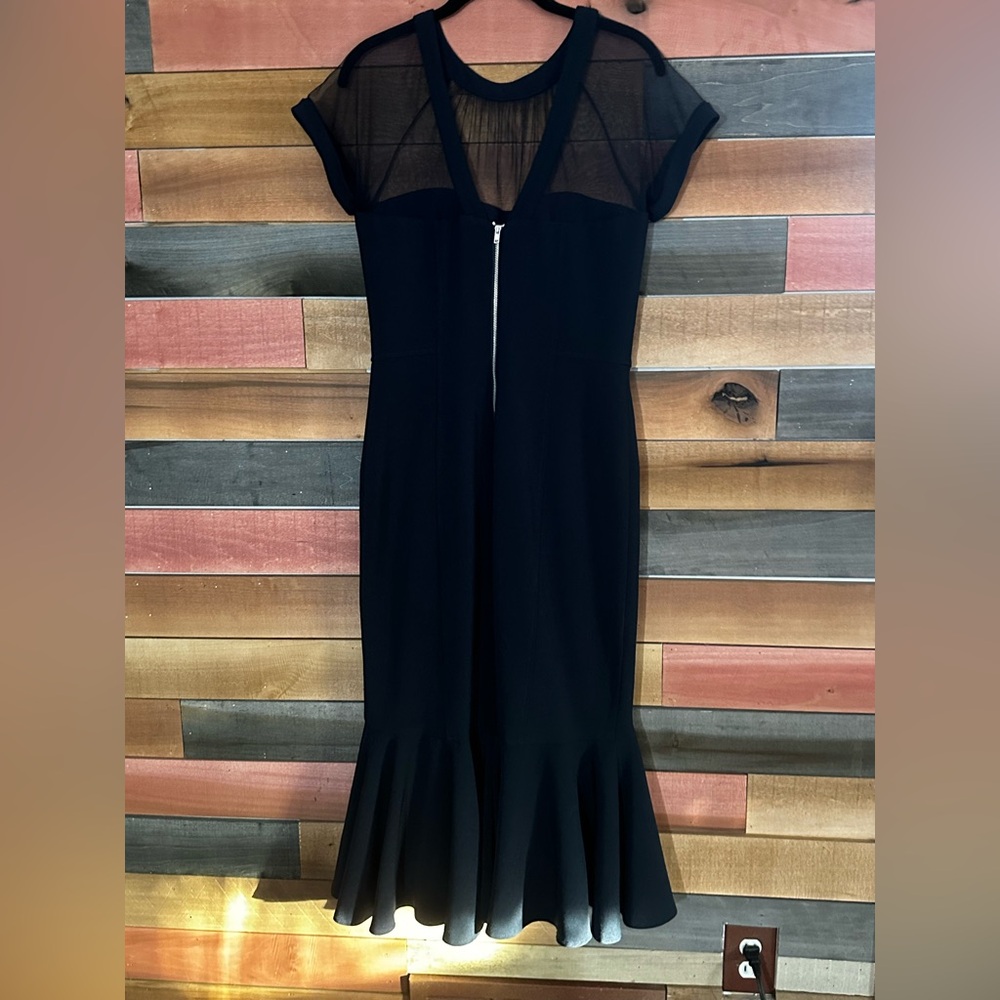 Elegant Navy Blue Dress - Picture 4 of 8